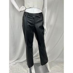 Vintage Kathy Ireland Faux Leather Pants Size 8